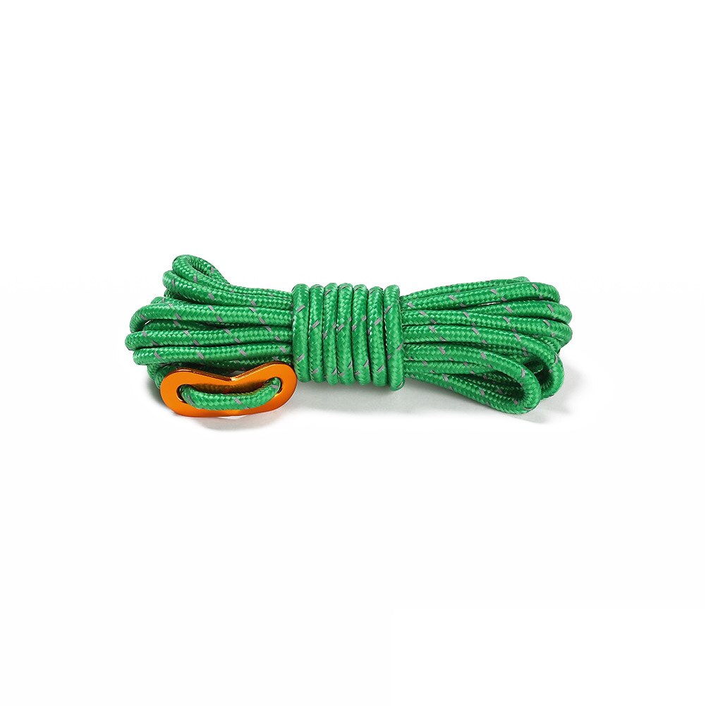 Cheap Goat Tents 1pcs 4M Outdoor Tent Rope Camping Rope Reflective Wind Rope With Buckle Adjuster Windproof Noose Tent Accessories   